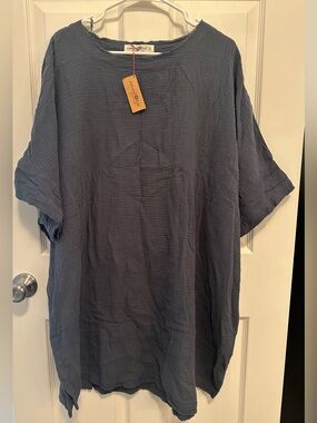 NATURAL LIFE Gauze Tunic Dress L Boho Beach Cover Up
NEW Resort Vacation Hippie